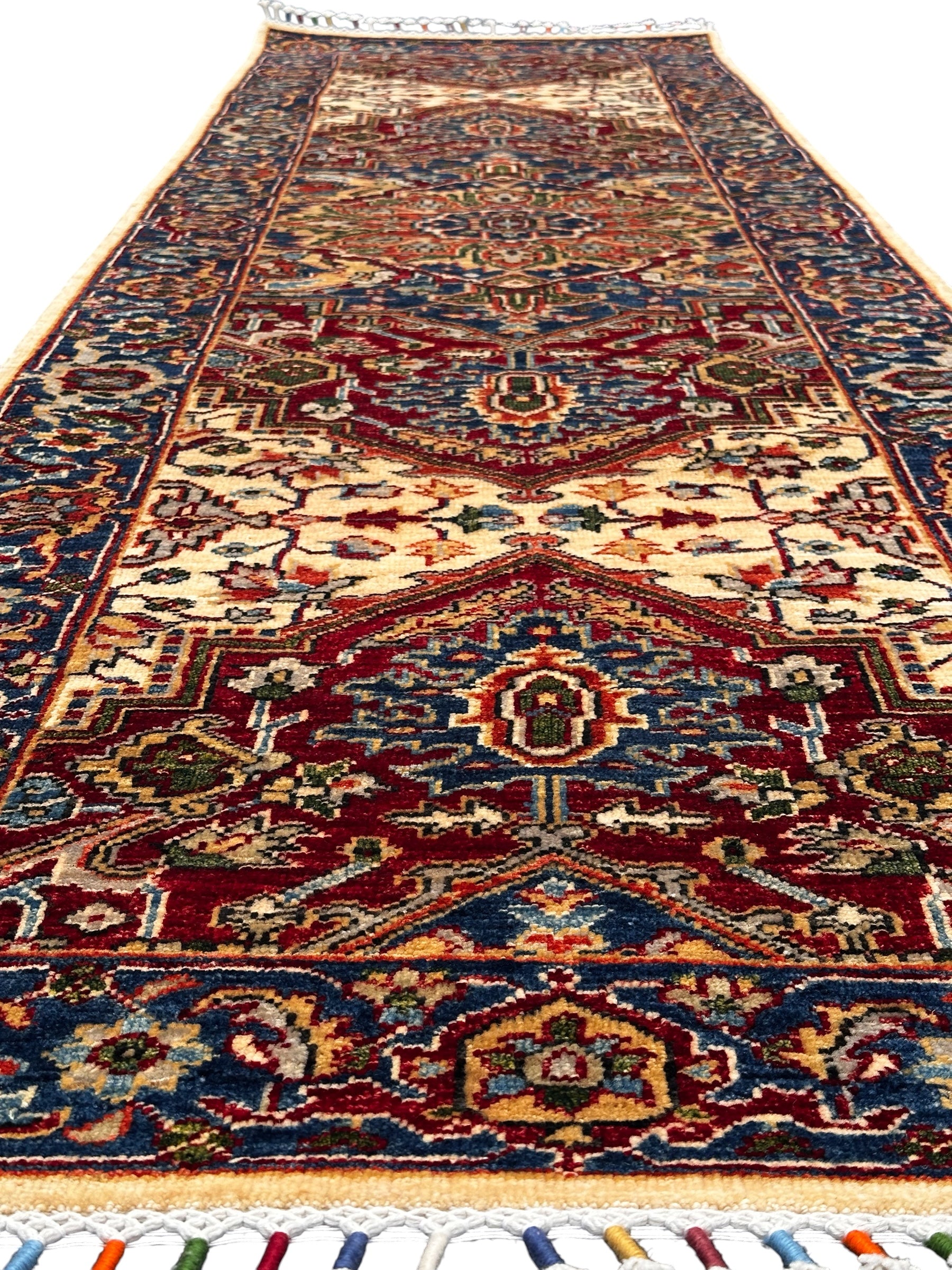 Handmade Afghan Chobi Hallway Runner Rug 300 CM x 85 CM KS#6005