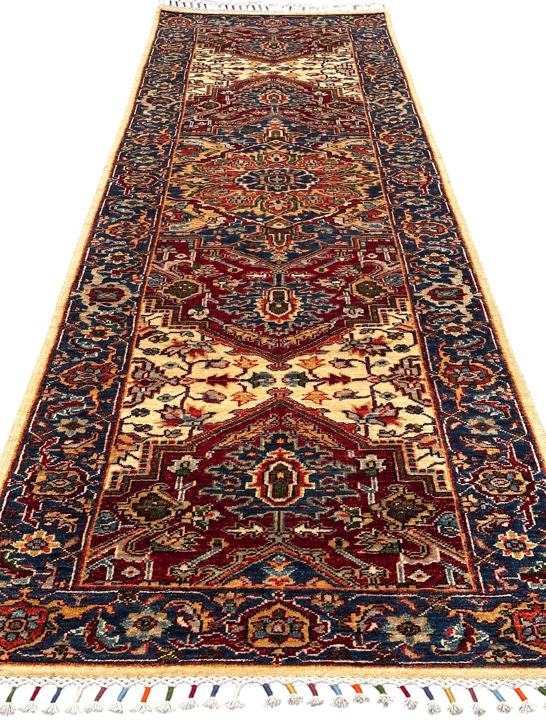 Handmade Afghan Chobi Hallway Runner Rug 300 CM x 85 CM KS#6005