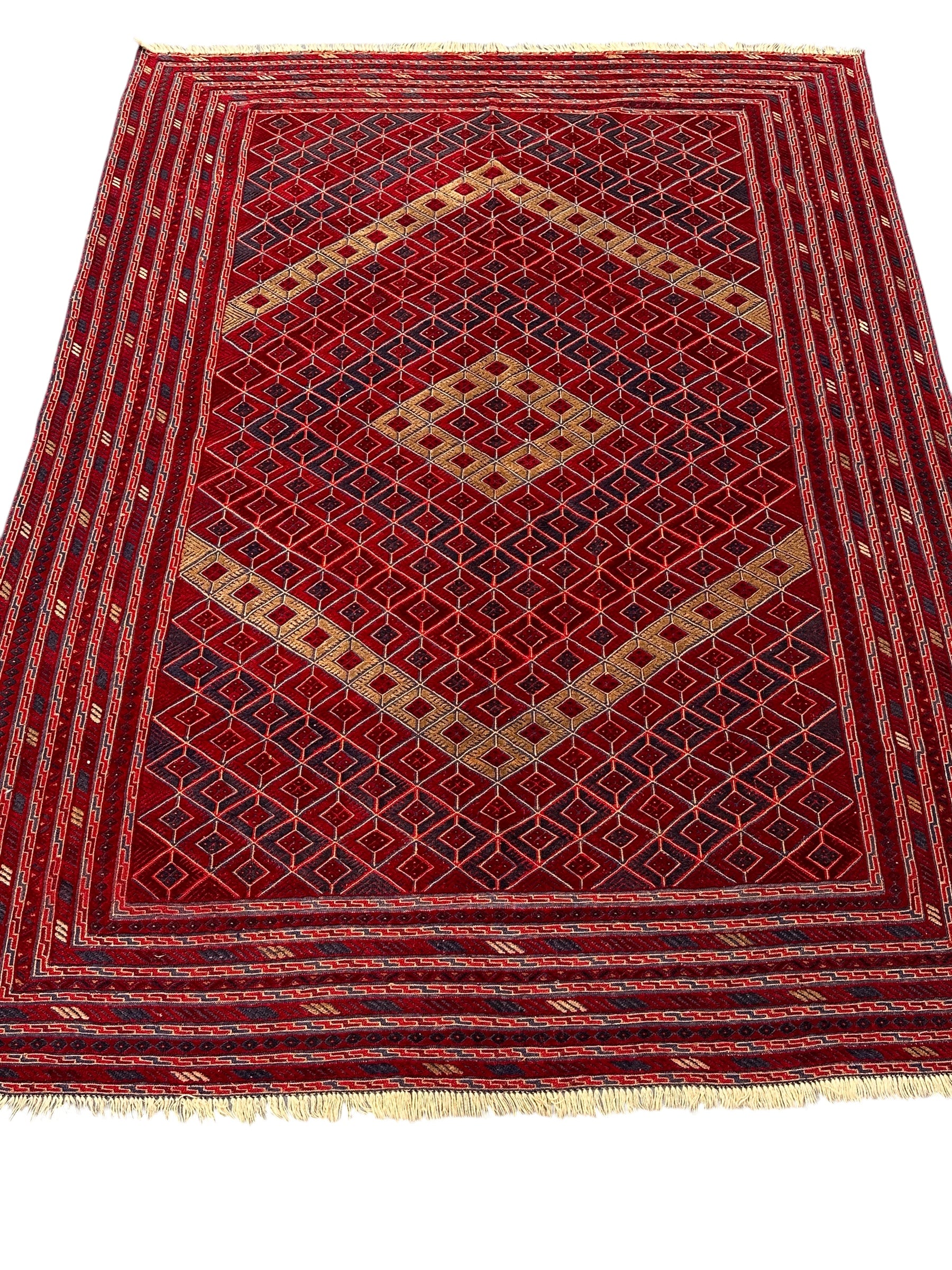 Hand-Knotted Tribal Meshwani Rug 280 CM x 204 CM SK#1483