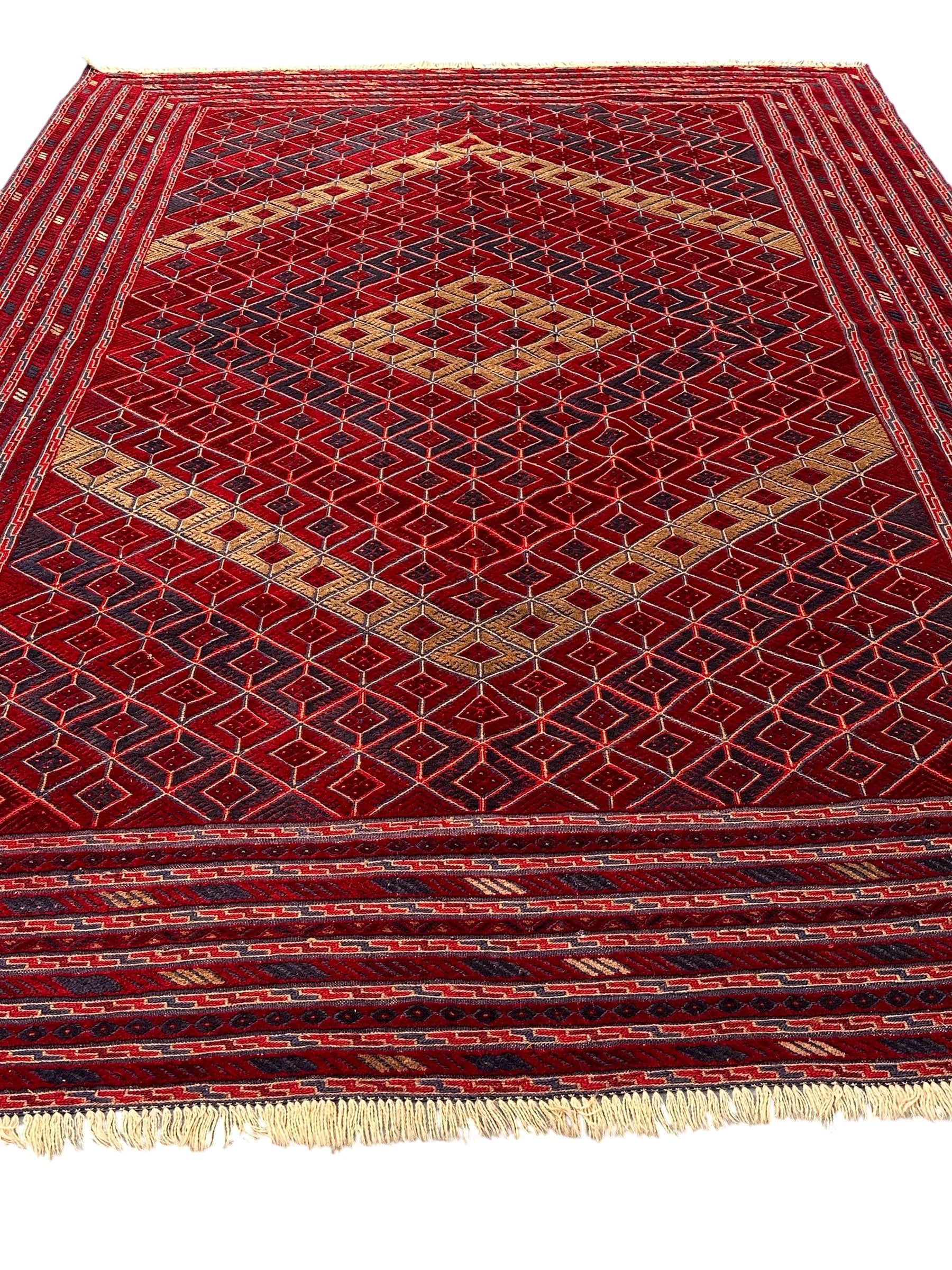Hand-Knotted Tribal Meshwani Rug 280 CM x 204 CM SK#1483