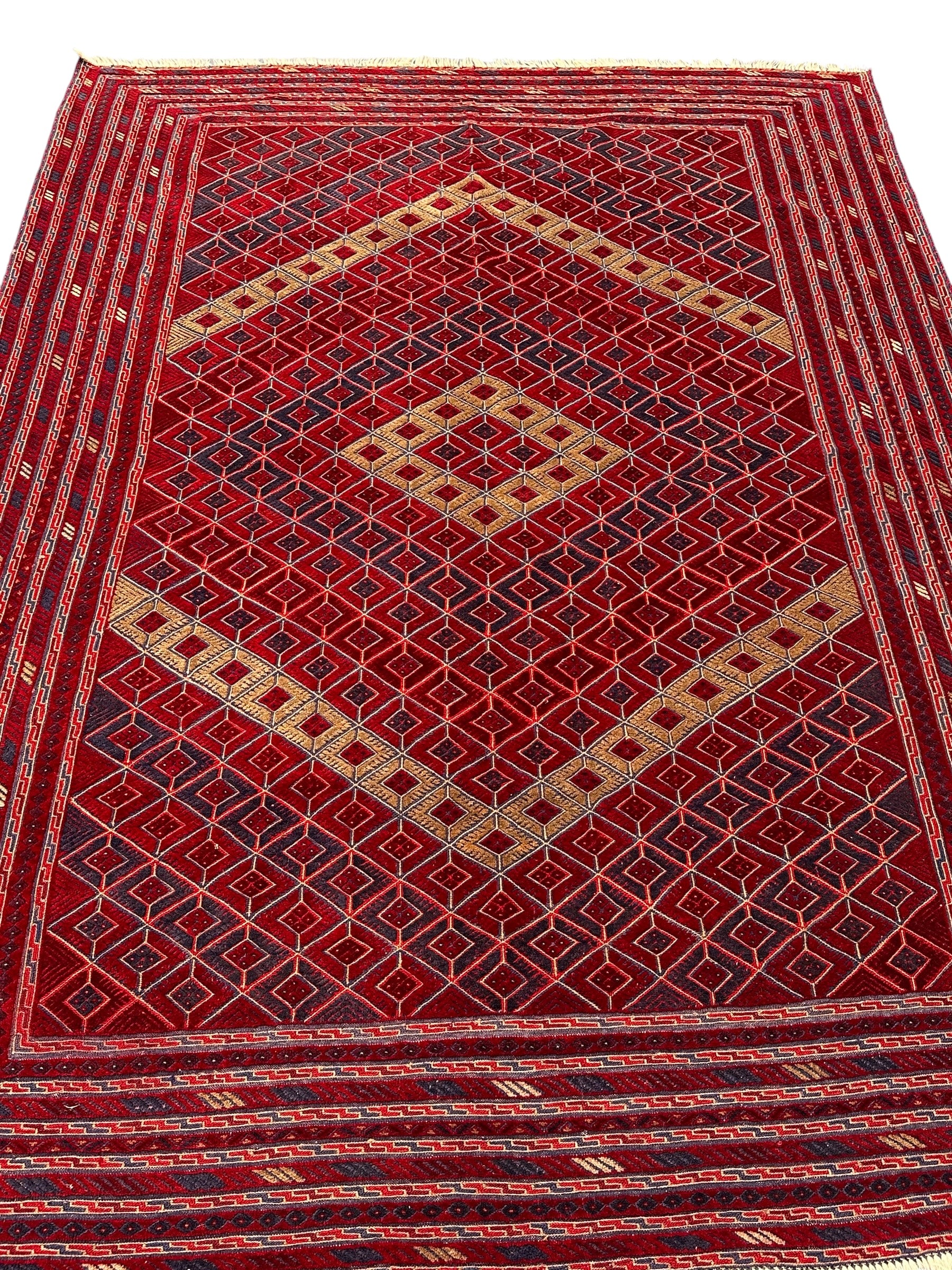 Hand-Knotted Tribal Meshwani Rug 280 CM x 204 CM SK#1483