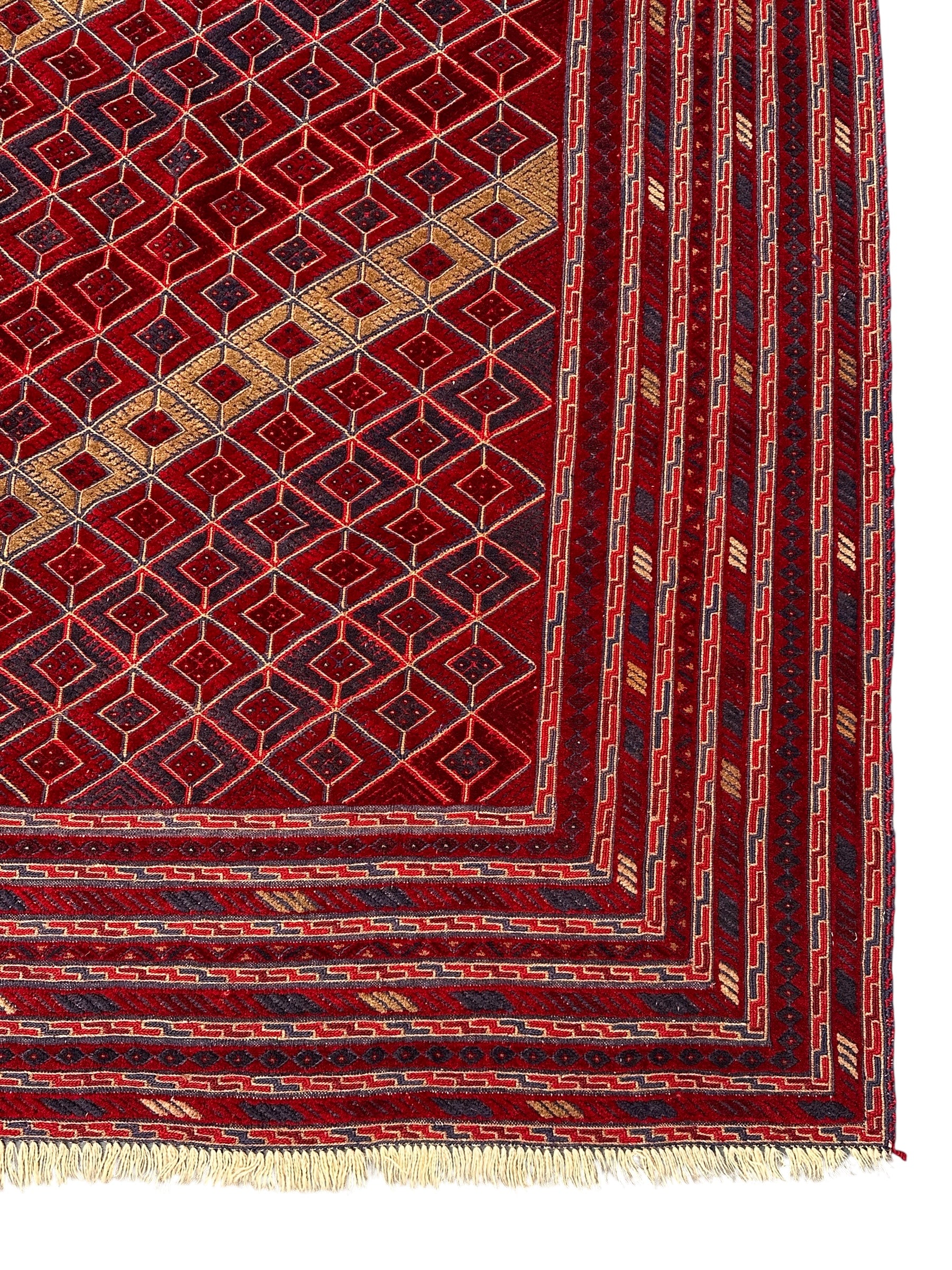 Hand-Knotted Tribal Meshwani Rug 280 CM x 204 CM SK#1483