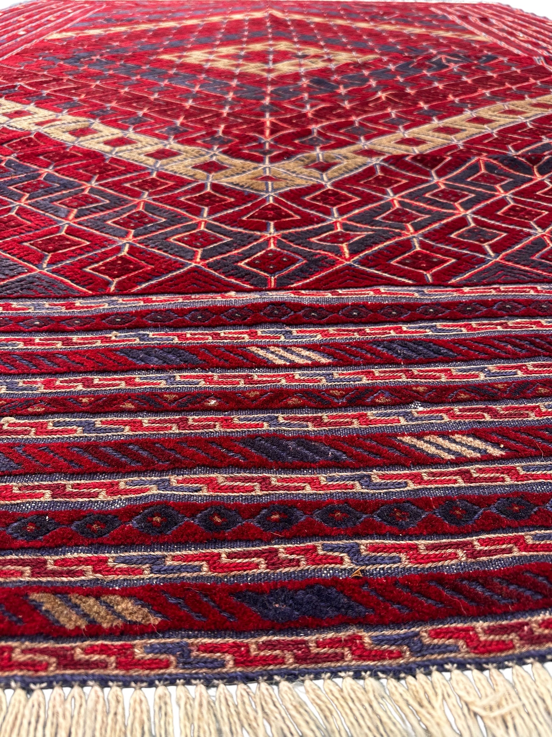 Hand-Knotted Tribal Meshwani Rug 280 CM x 204 CM SK#1483