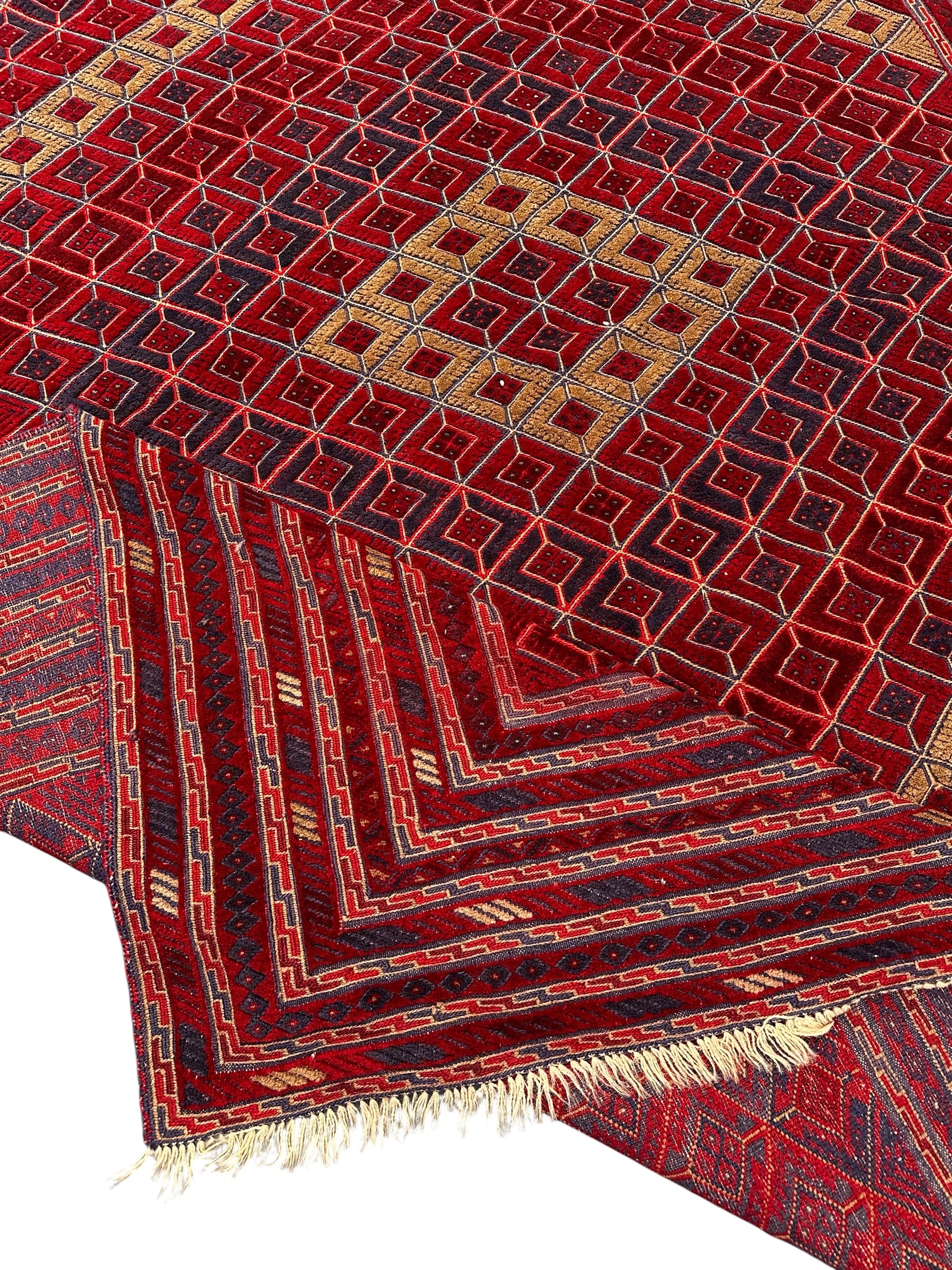 Hand-Knotted Tribal Meshwani Rug 280 CM x 204 CM SK#1483