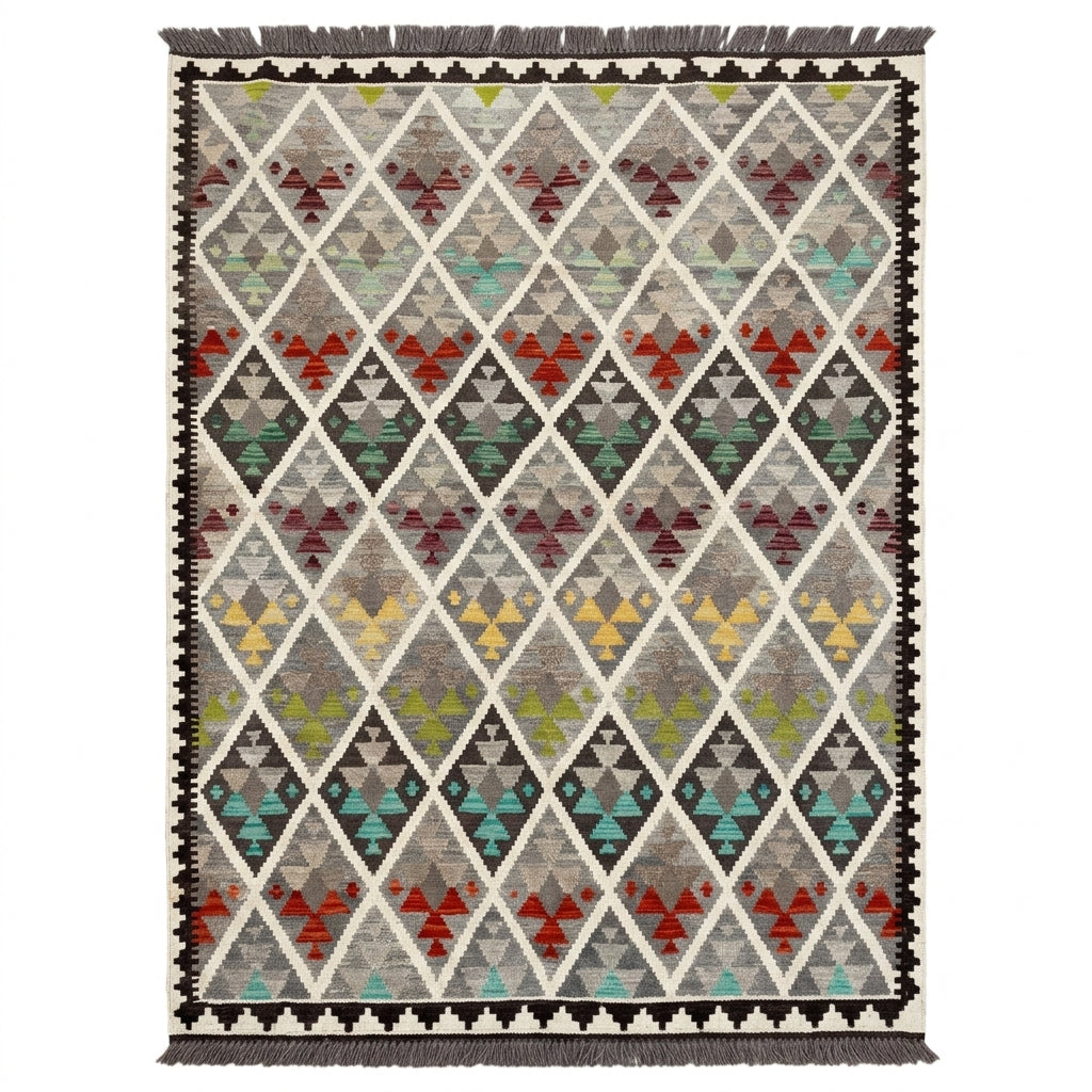 Handmade Flat Weave  Kilim Rug 207 CM x 151 CM KAS#92