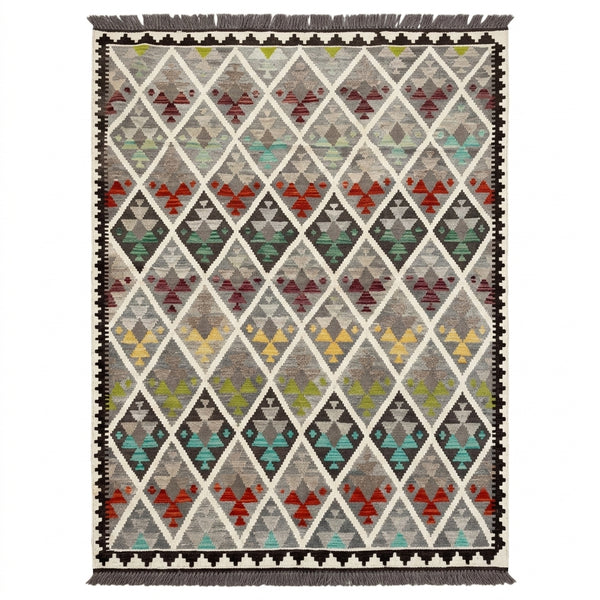 Handmade Flat Weave  Kilim Rug 207 CM x 151 CM KAS#92