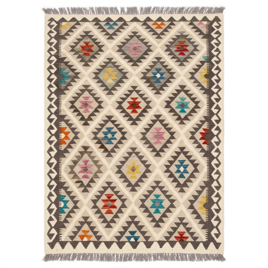 Handmade Flat Weave  Kilim Rug 198 CM x 149 CM KAS#91