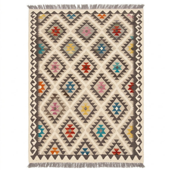 Handmade Flat Weave  Kilim Rug 198 CM x 149 CM KAS#91