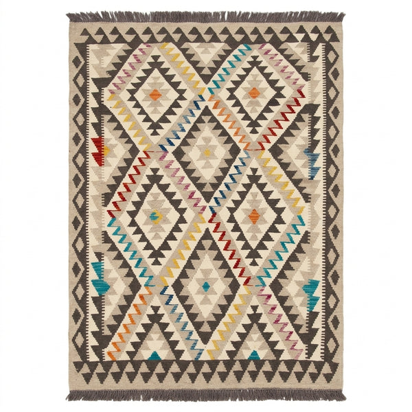 Afghan Handmade Chobi Kilim Rug 200 CM x 151 CM KAS#89
