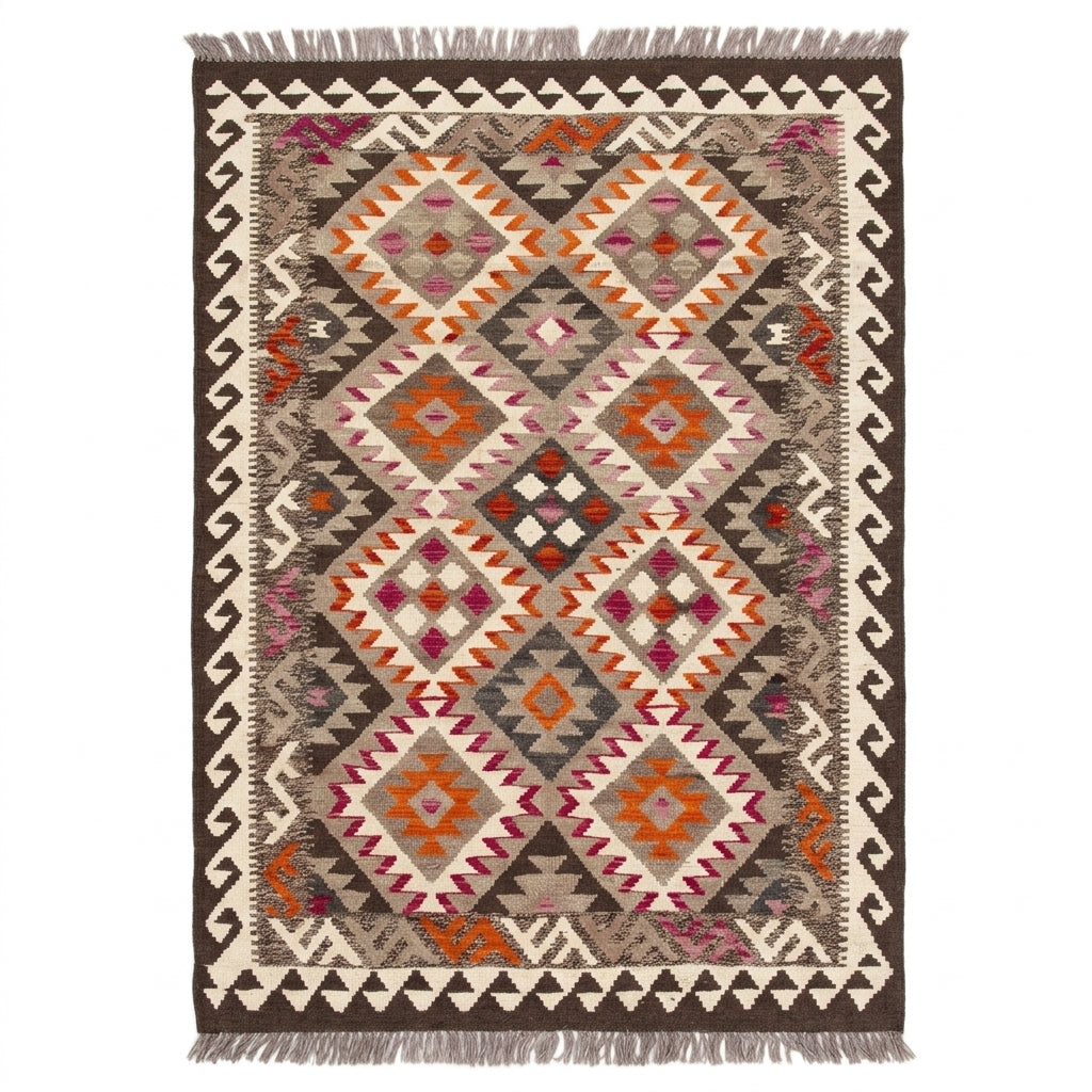 Kuchi Afghan Handmade Maimana Kilim Rug 181 CM x  116 CM KAS#88