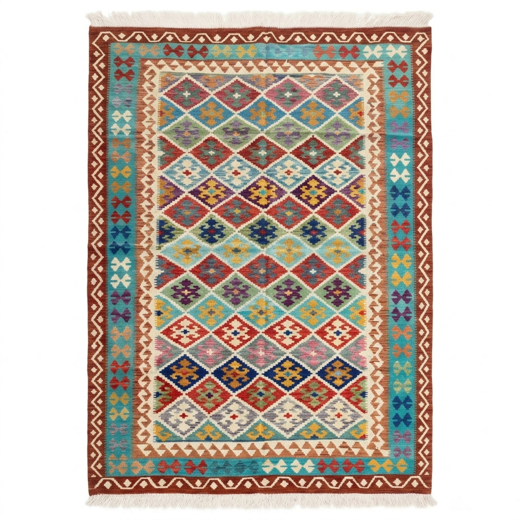 Handmade Flat Weave Kilim Rug  300 cm x 202 cm