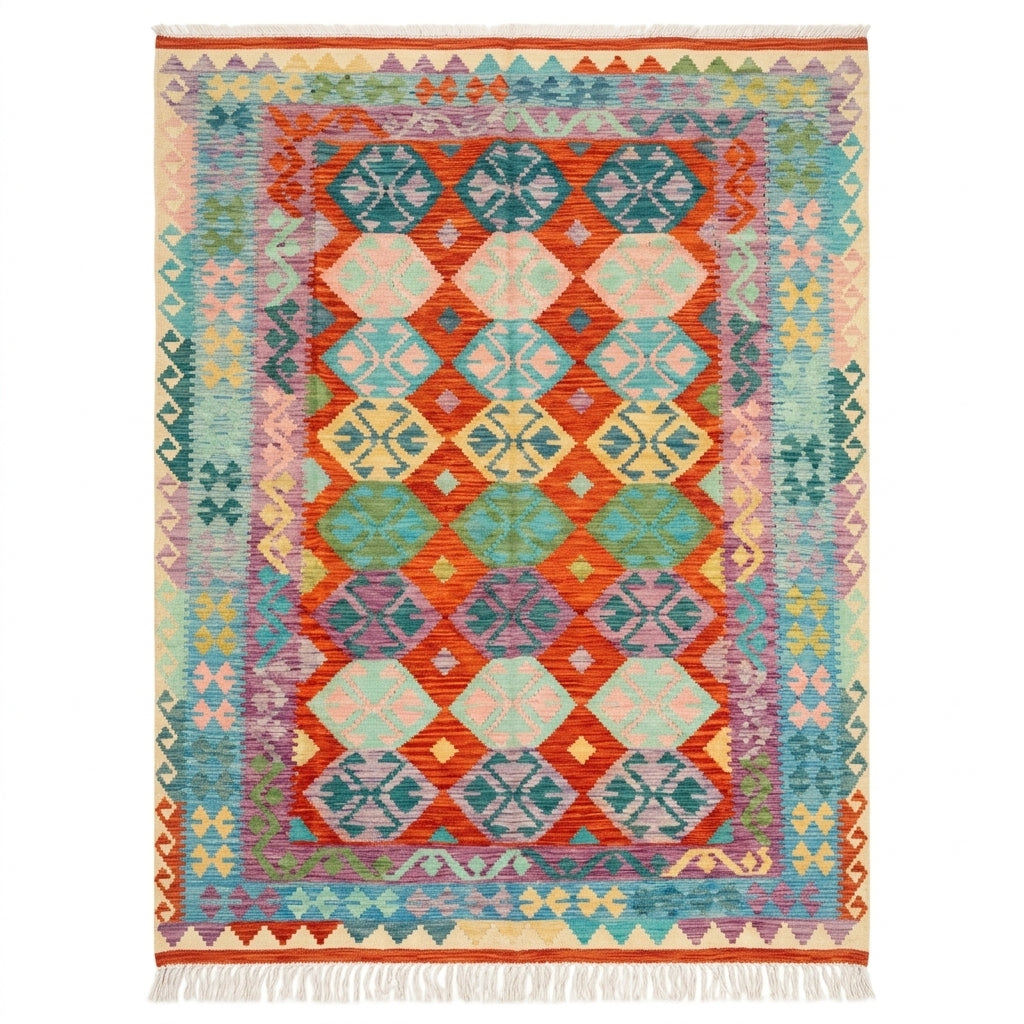 Handmade Flat Weave Kilim Rug 287 cm x 216 cm