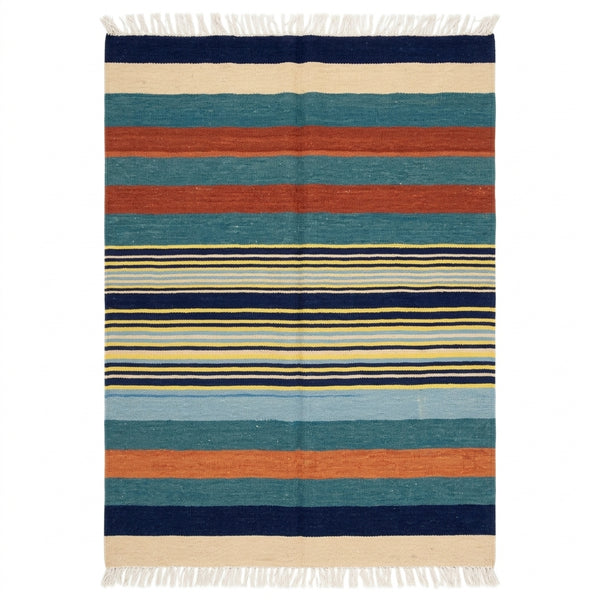 Handmade Flat Weave Kilim Rug    185CM x 146 CM  SK#1029