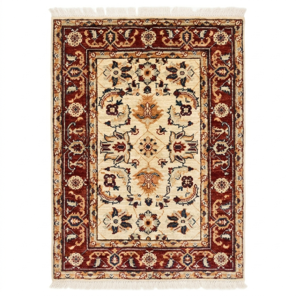 Handmade Fine Quality Chobi Wool Rug  124 CM x 80 CM  SK#1034