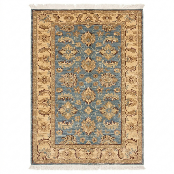 Handmade Fine Quality Chobi Wool Rug  115 CM x 80 CM SK#1037