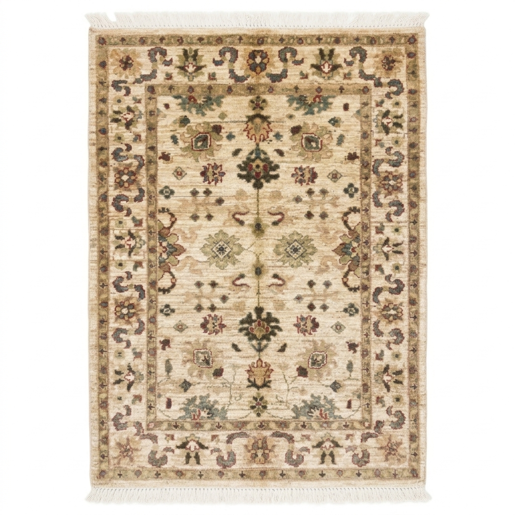 Handmade Fine Quality Chobi Wool Rug   124 CM x 84 CM  SK#1039