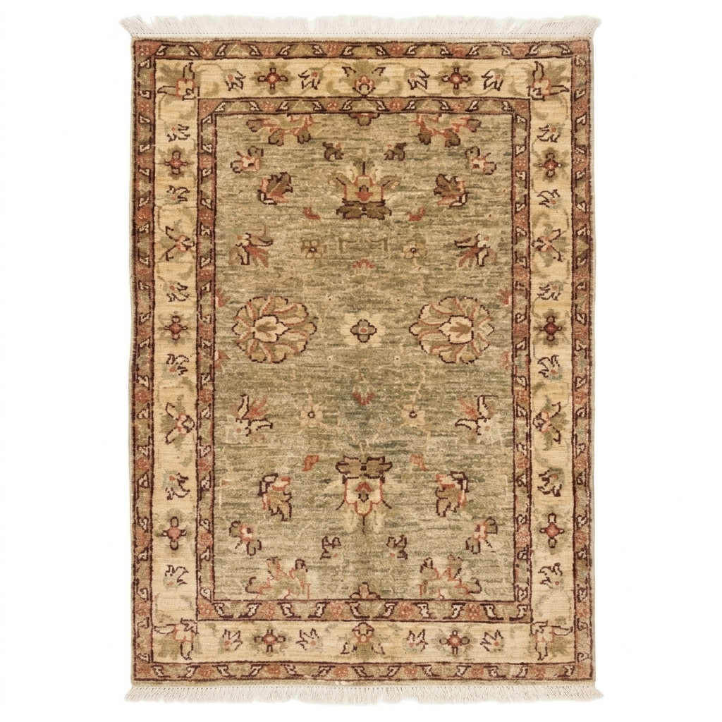 Handmade Fine Quality Chobi Wool Rug  122 CM x 78 CM  SK#1042