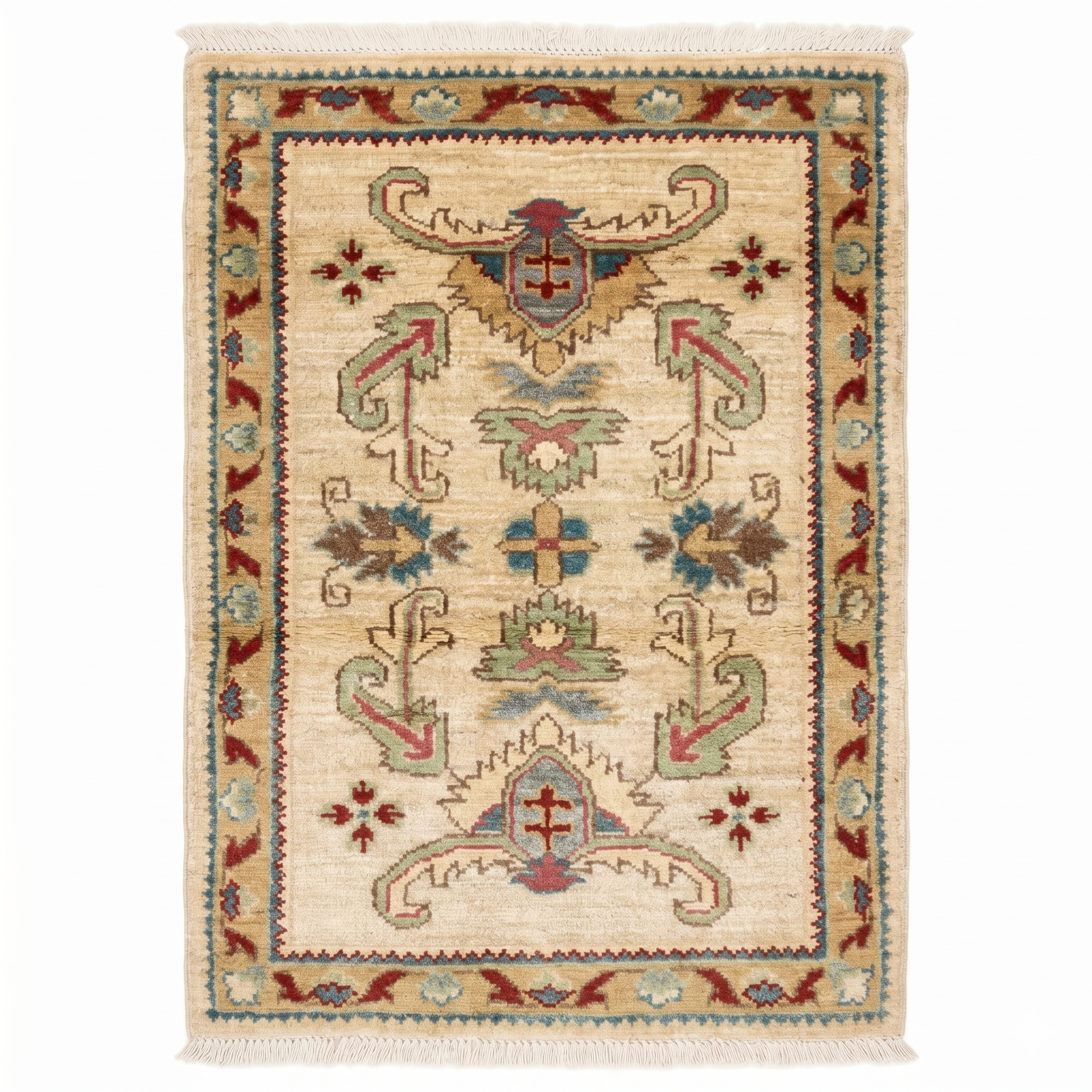 Handmade Chobi  Rug  91 CM x 60 CM  SK#1048