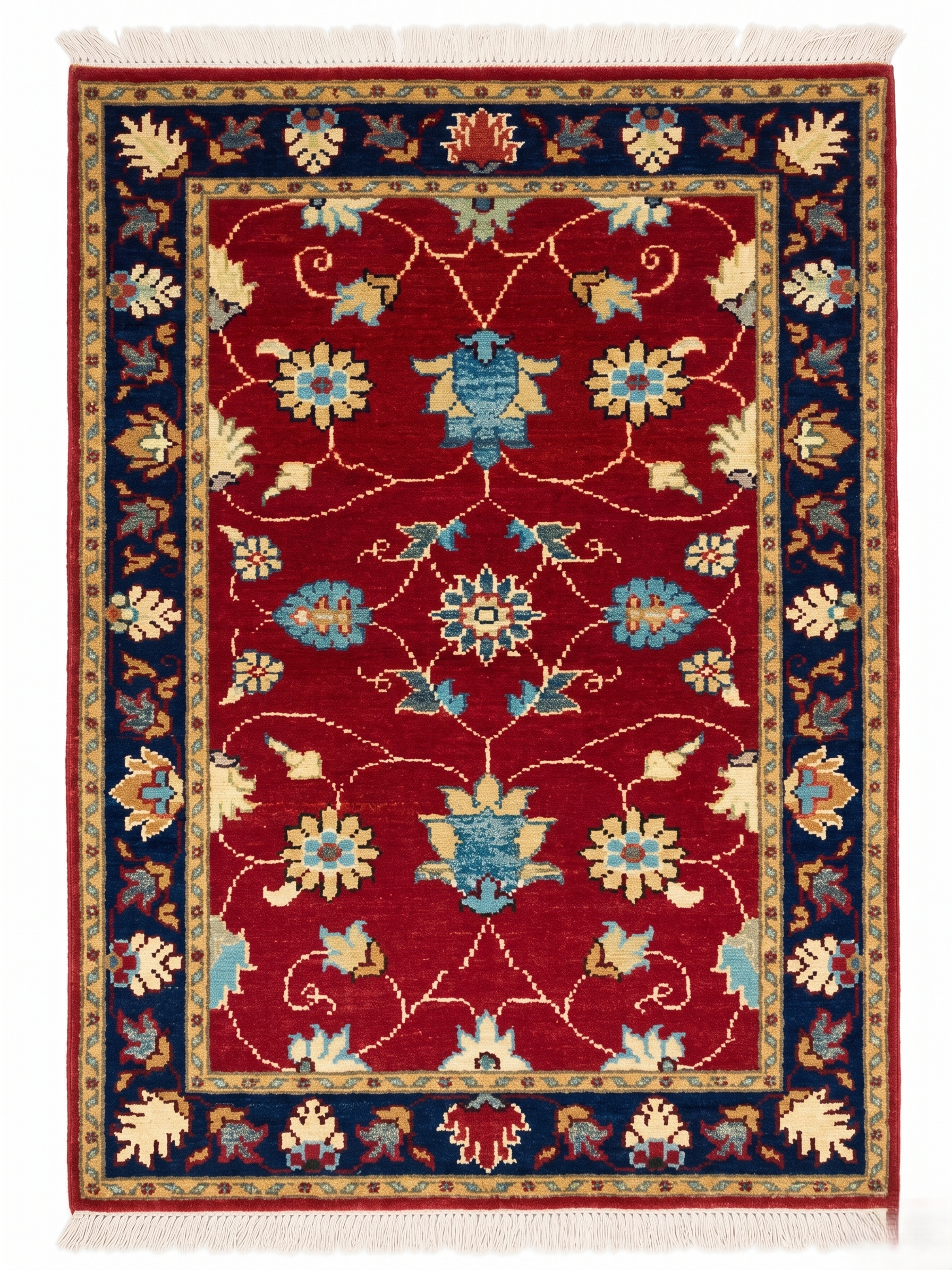 Handmade Chobi  Rug 91 CM x 62 CM  SK#1049