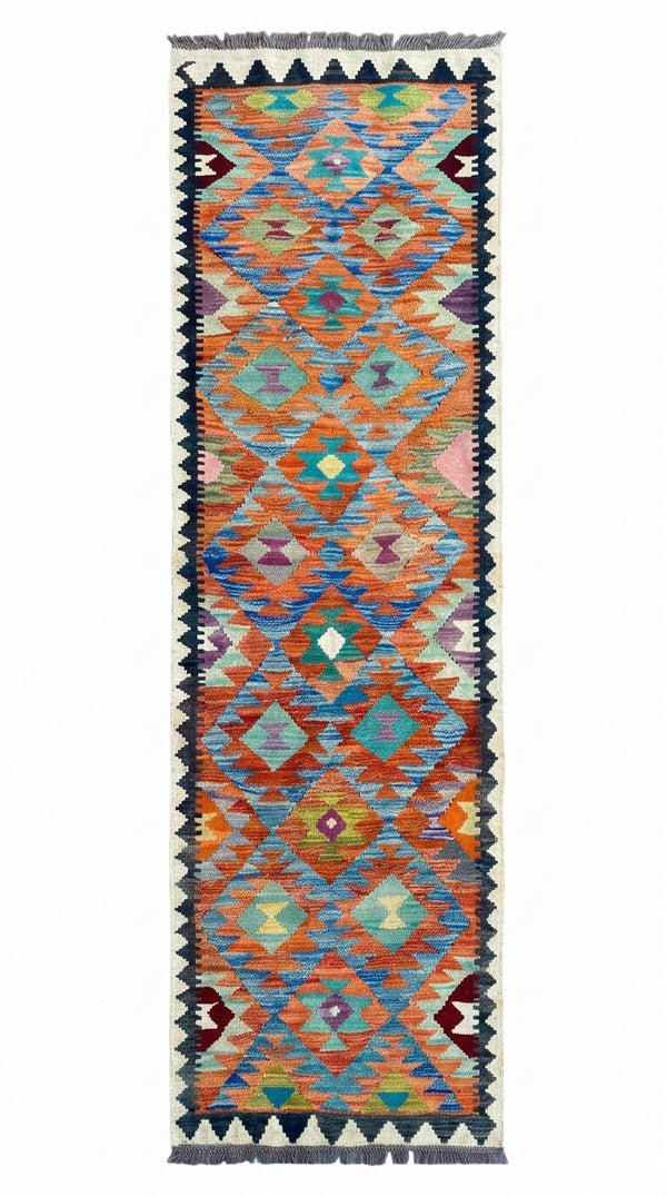 Handmade Flat Weave Kilim Rug 194 CM x 75 CM SK#1081