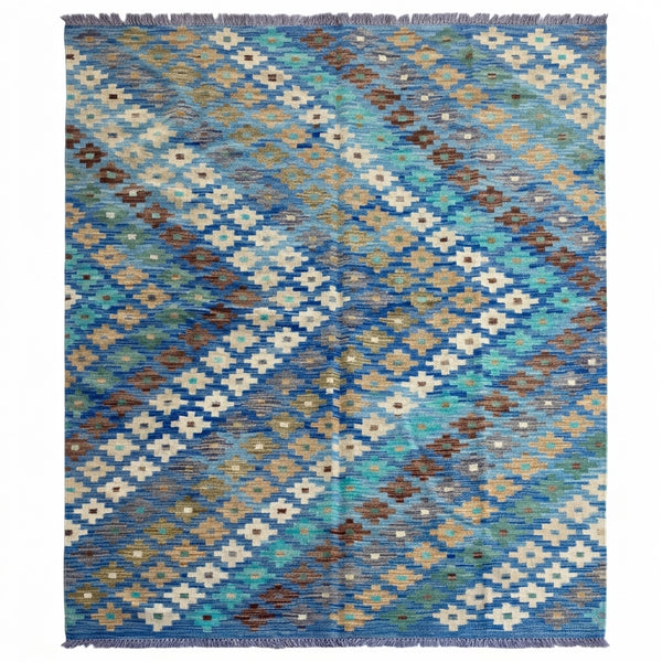 Handmade Flat Weave Kilim Rug  250 cm x 165 cm  SK#1105