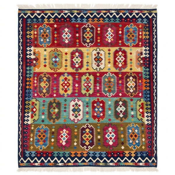 Handmade Flat Weave Kilim Rug  338 cm x 201 cm  SK#1110