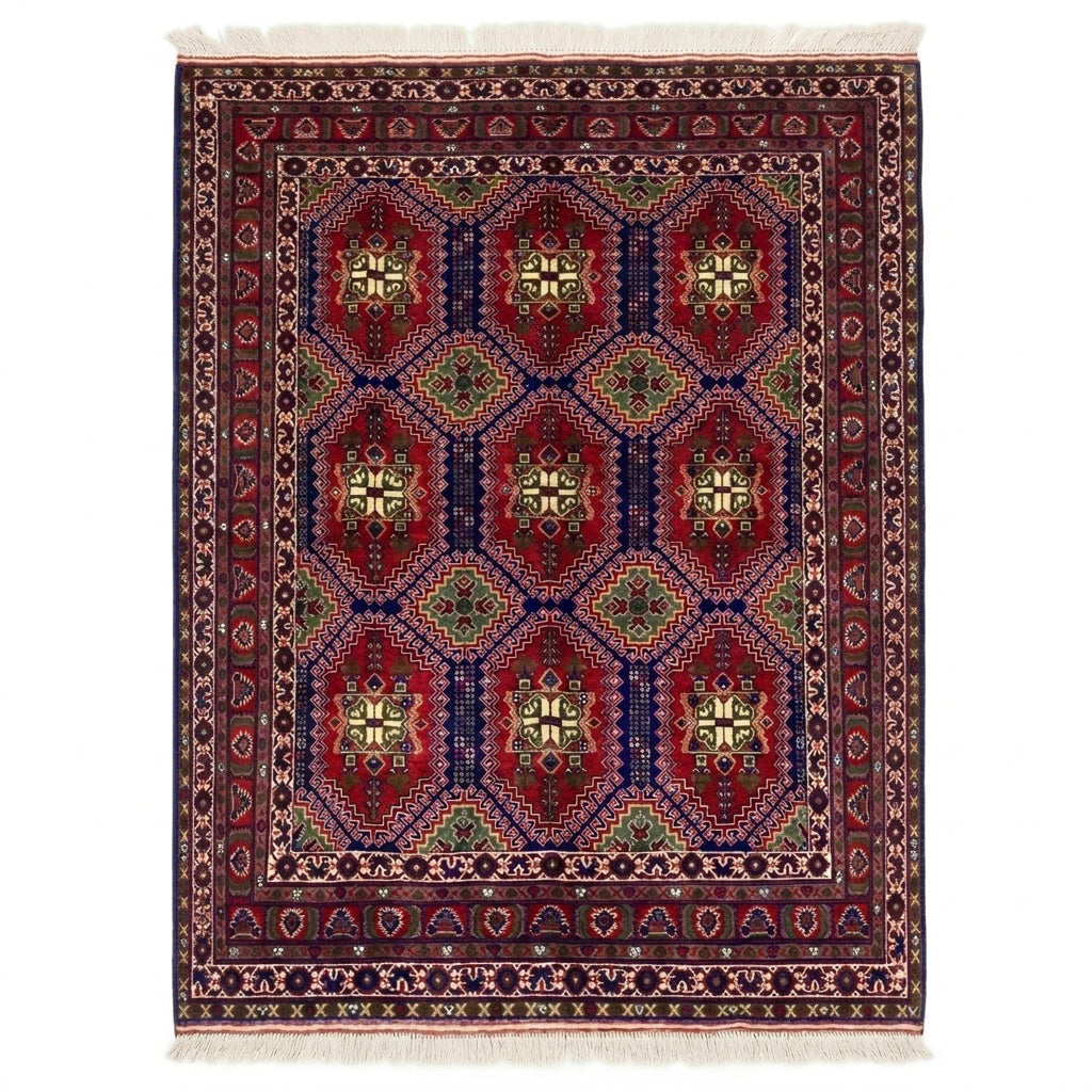 Handmade Traditional Wool Rug 205 cm x 153 cm   SK#1119