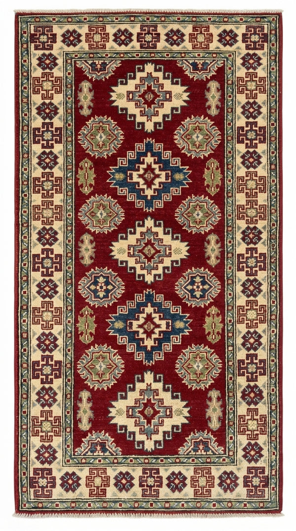 Handmade Traditional Kazak Runner Rug 400 cm x 86 cm SK#1122