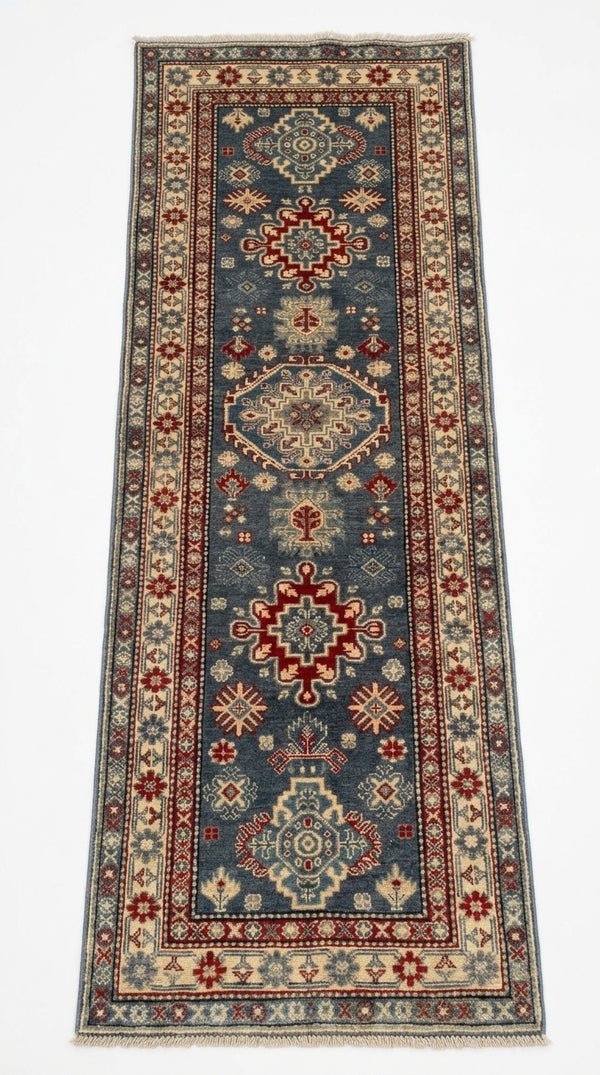 Handmade Traditional Kazak Runner Rug  301 cm x 82 cm  SK#1125