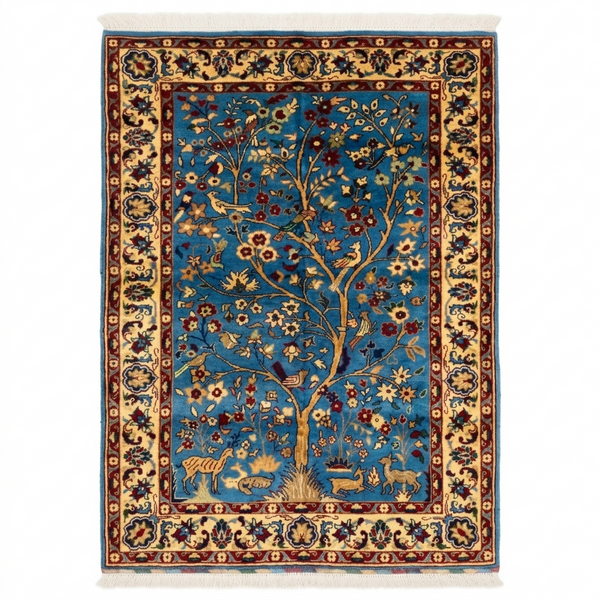Hand Knotted Chobi Pictorial Rug  154 CM x 106 CM  SK#273