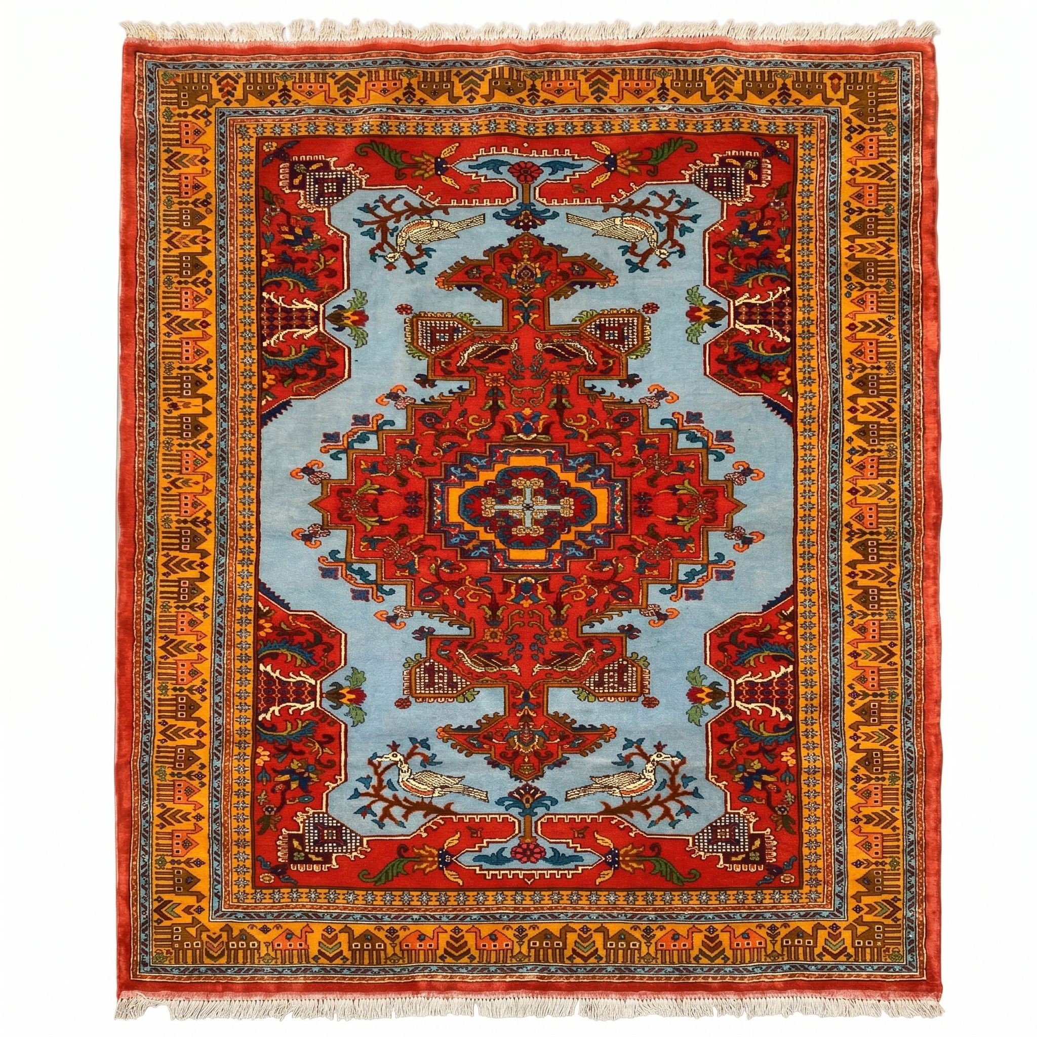 Hand Woven Traditional  Balochi Rug | 192 CM x 142 CM SK#310