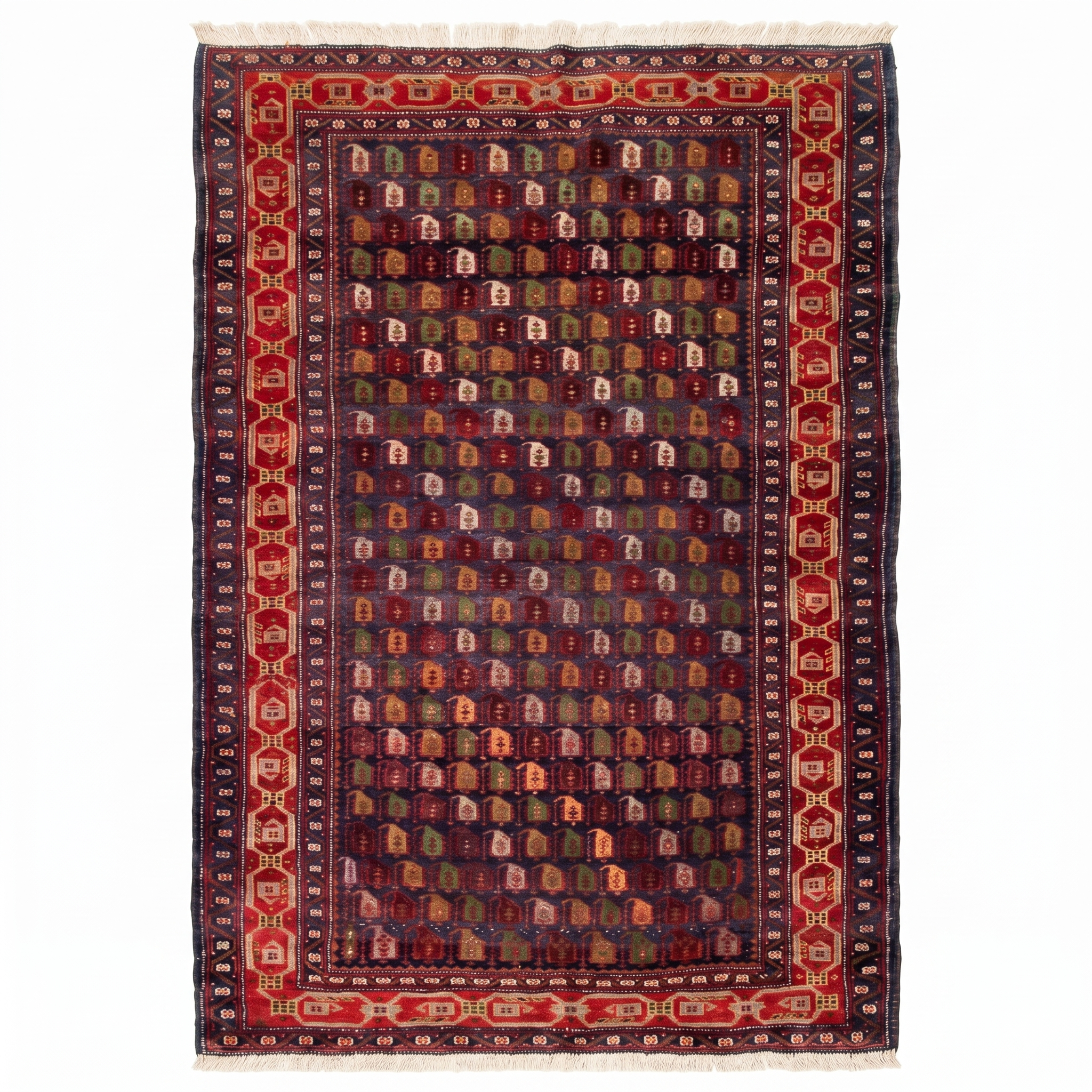 Hand Woven Traditional Hallway Runner  260 CM x 136 CM SK#312