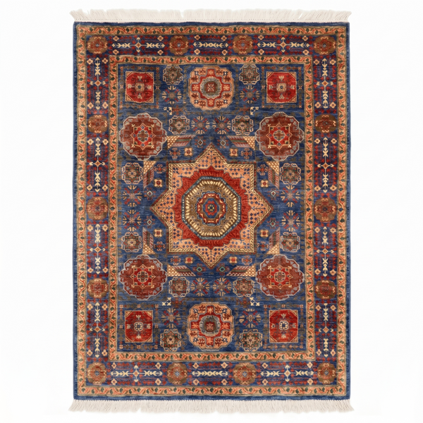 Hand Knotted Chobi Wool Rug  199 CM x 149 CM SK#350