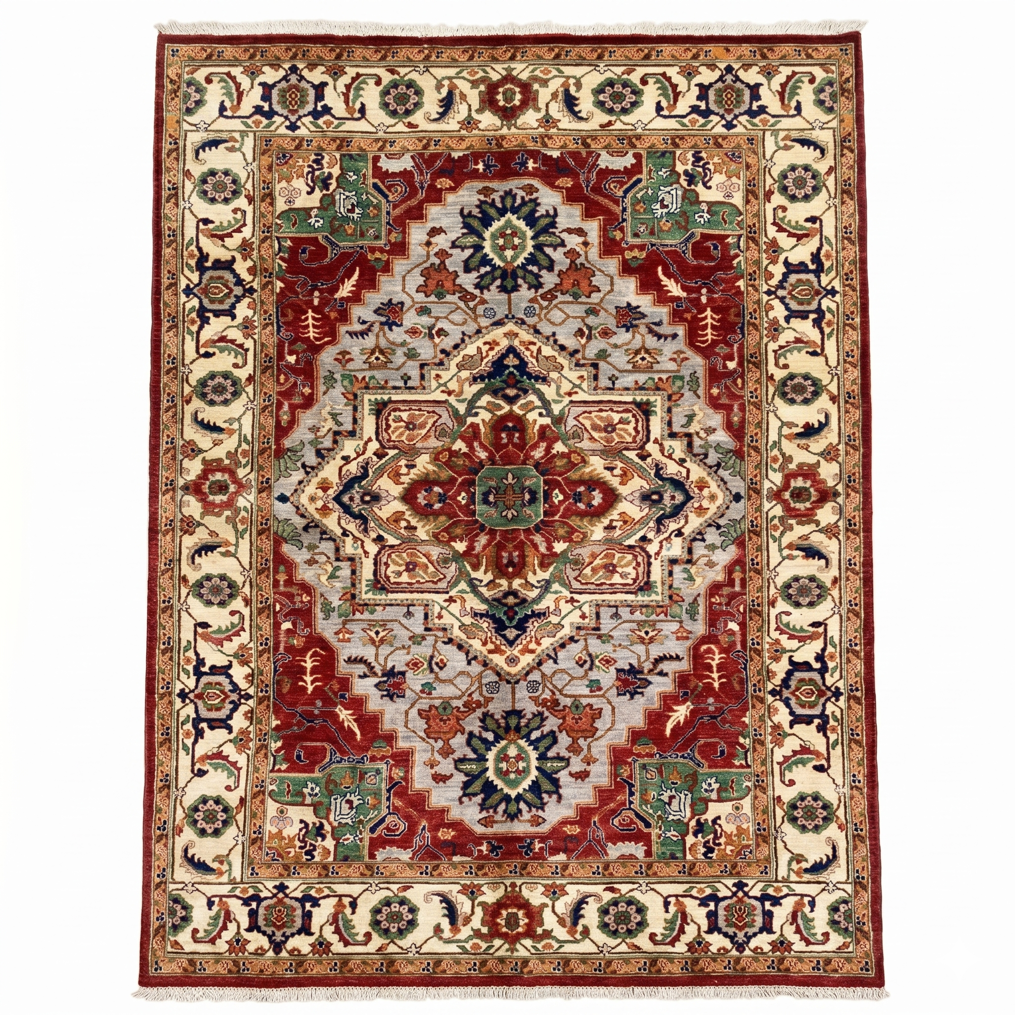 Hand Knotted Chobi Wool Rug  340 CM x 208 CM SK#365