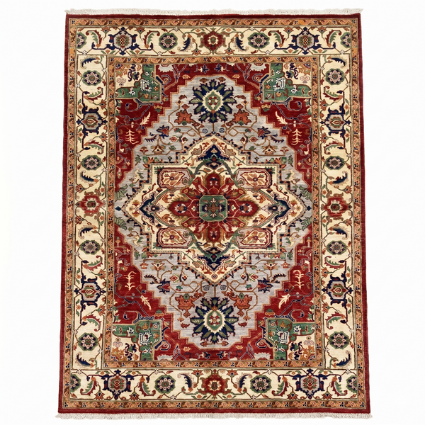 Hand Knotted Chobi Wool Rug  340 CM x 208 CM SK#365