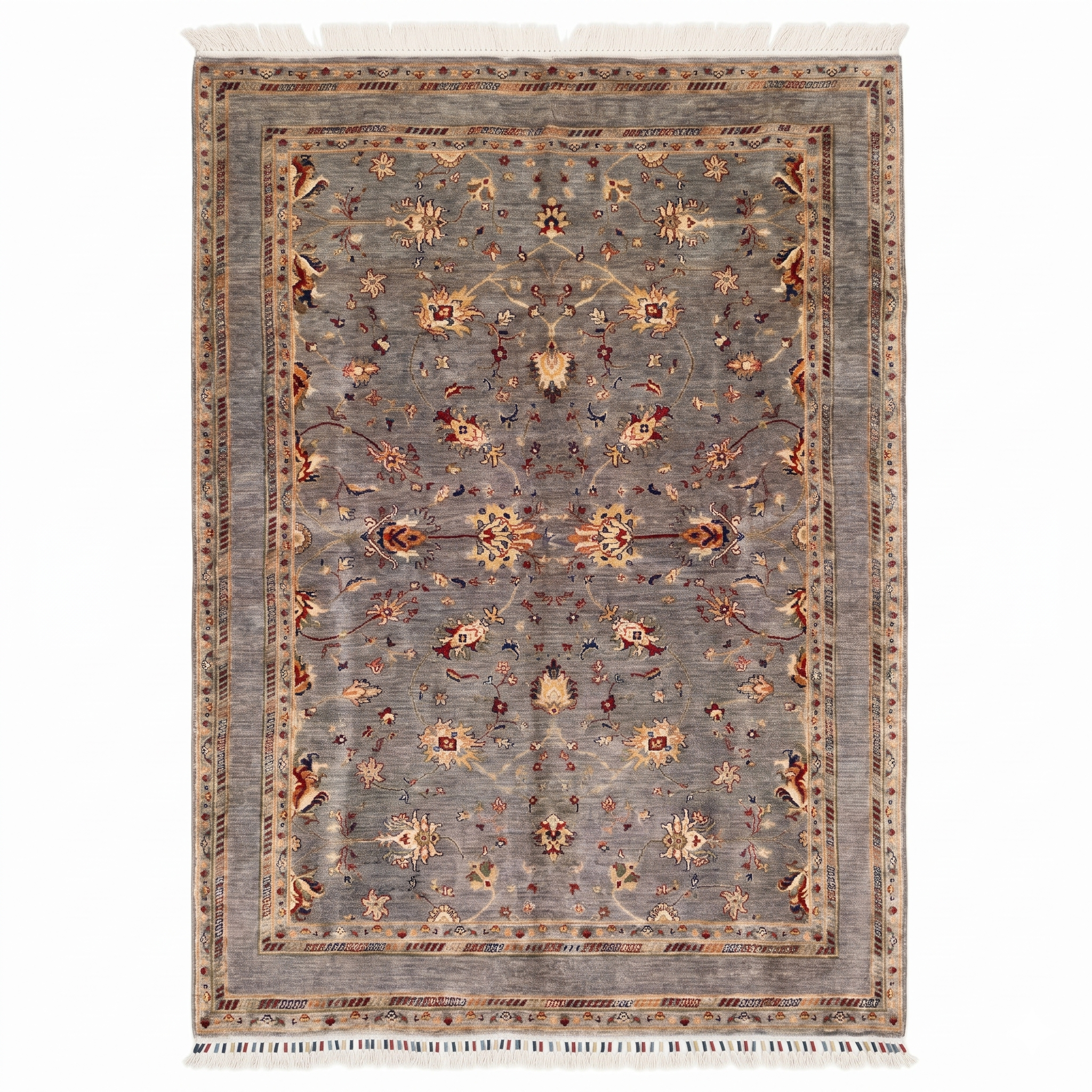 Hand Knotted Chobi Wool Rug  296 CM x 195 CM SK#371