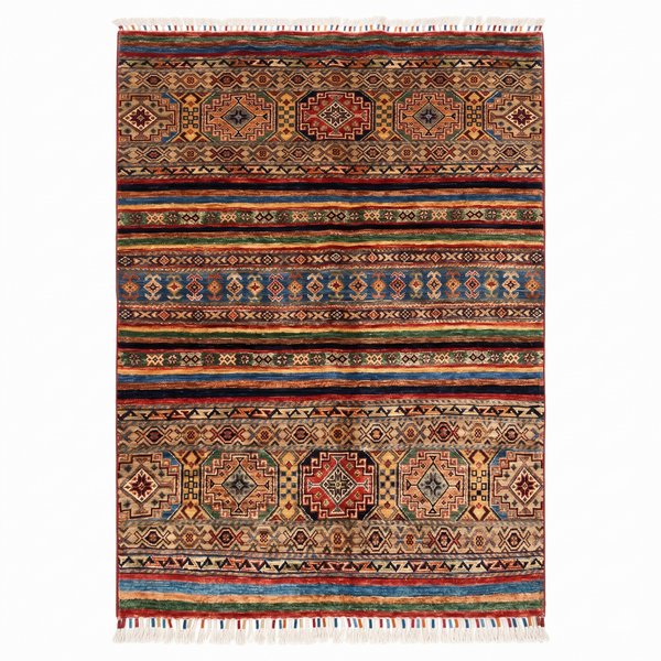 Hand Knotted Chobi Wool Rug  179 CM x 115 CM SK#381