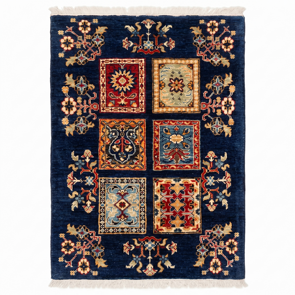 Hand Knotted Chobi Wool Rug  115 CM x 80 CM SK#383