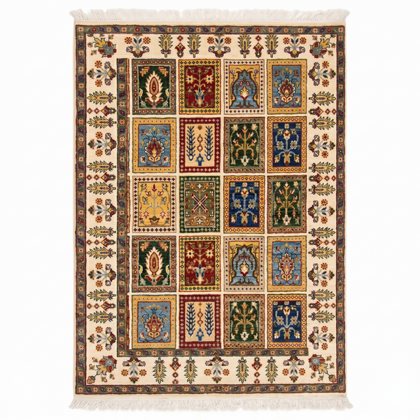 Hand Knotted Chobi Wool Rug 148 CM x 103 CM SK#385