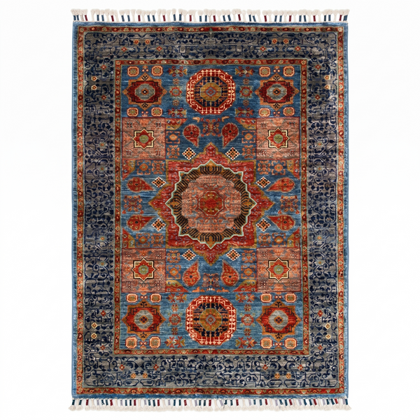 Hand Knotted Chobi Wool Rug  151 CM x 102 CM SK#396