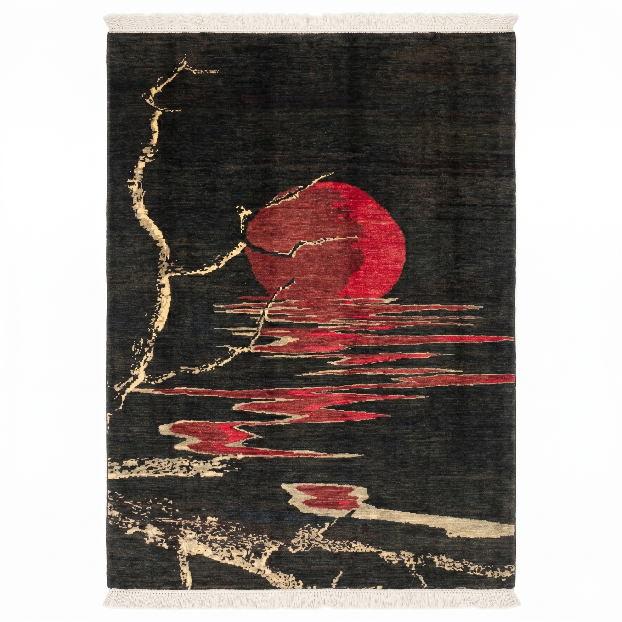Hand knotted Chobi Pictorial Rug  197 CM x 152 CM SK#456
