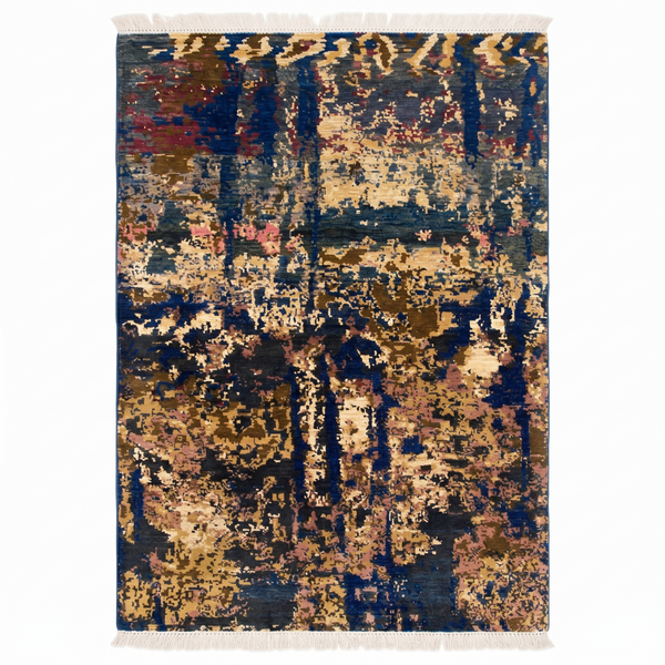 Hand knotted Chobi Pictorial Rug  195 CM x 125 CM SK#496