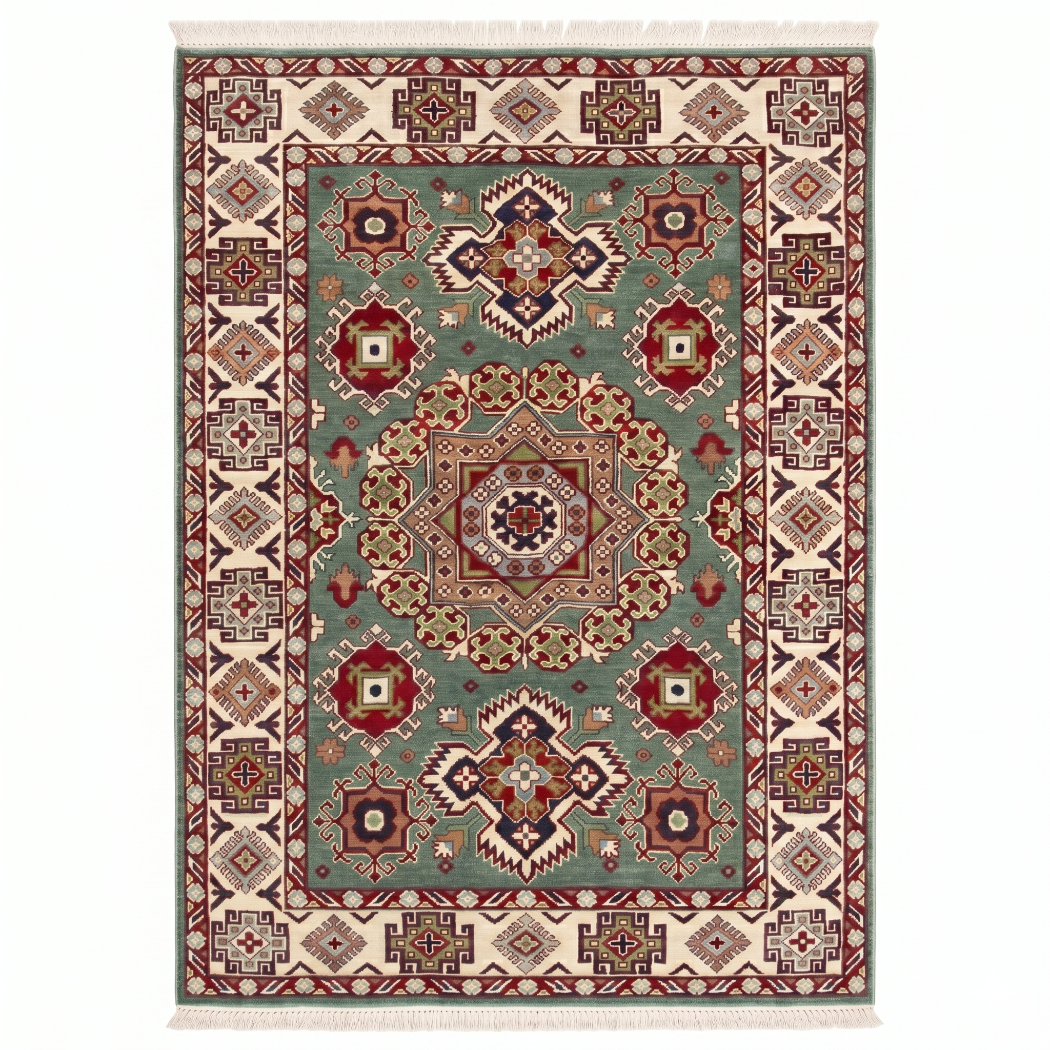 Handmade Traditional Kazak Rug  205 CM x 145 CM SS#112