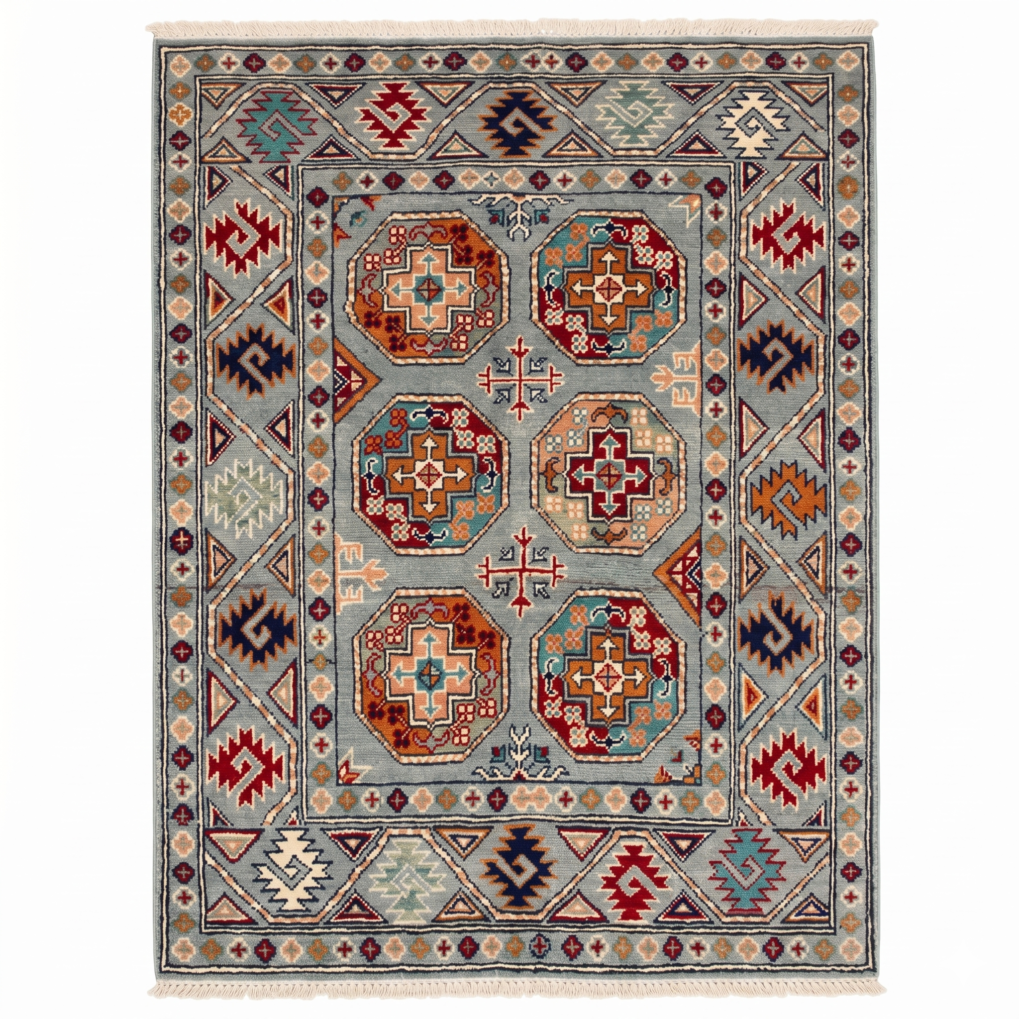 Handmade Traditional Kazak Rug  140 CM x 100 CM  SS#113