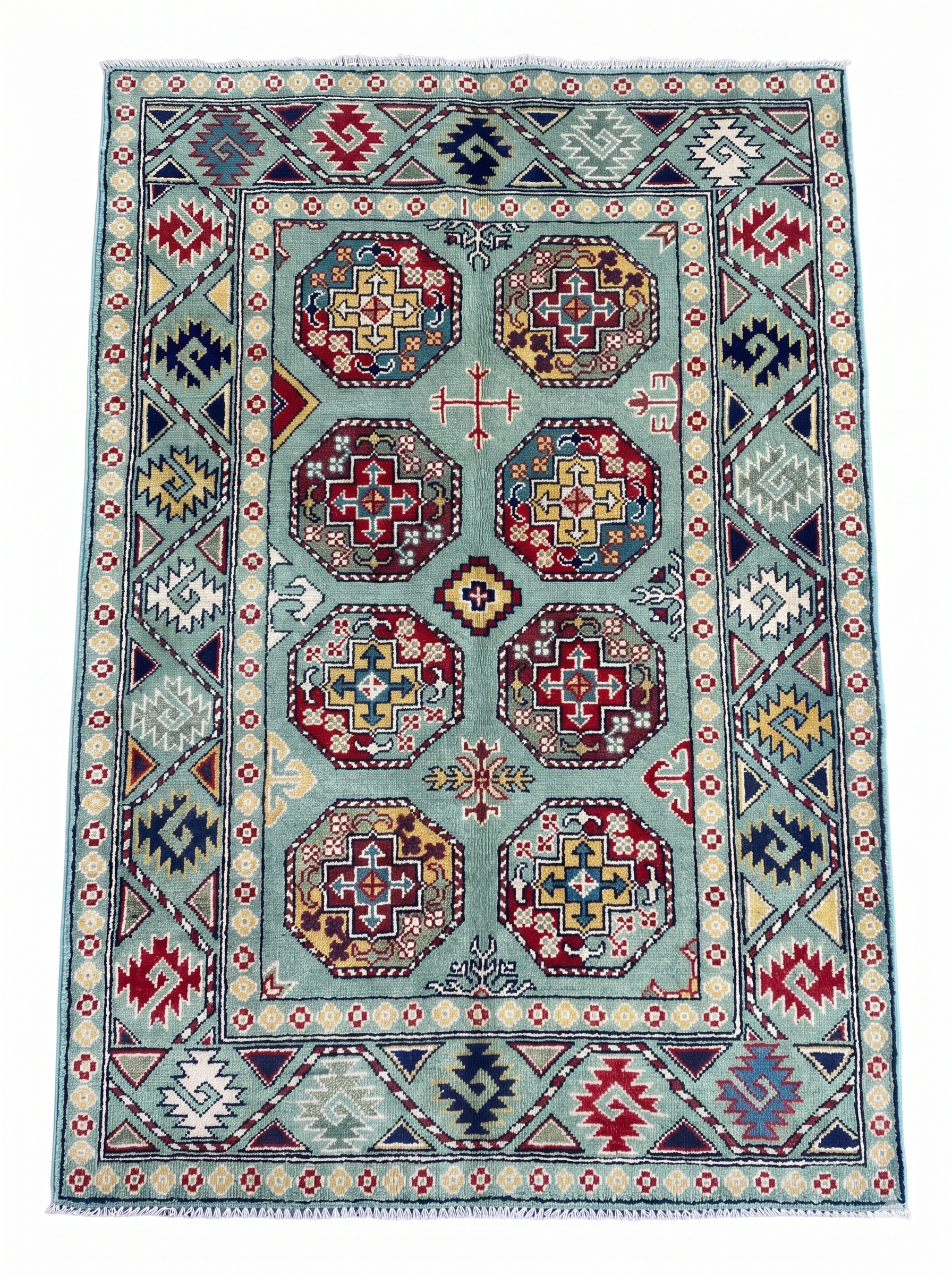 Handmade Traditional Kazak Rug  151  CM x 105 CM  SS#114