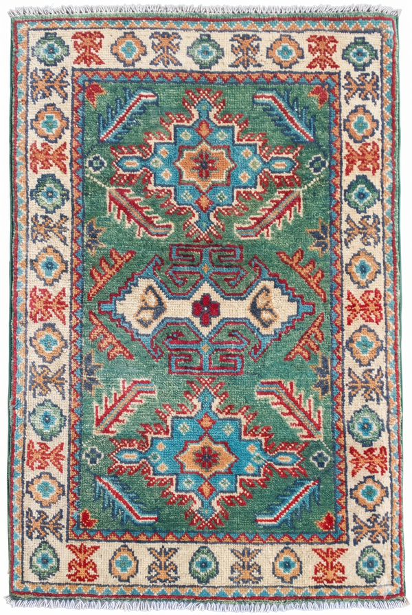 Handmade Traditional Kazak Rug  82  CM x 58 CM  SS#115