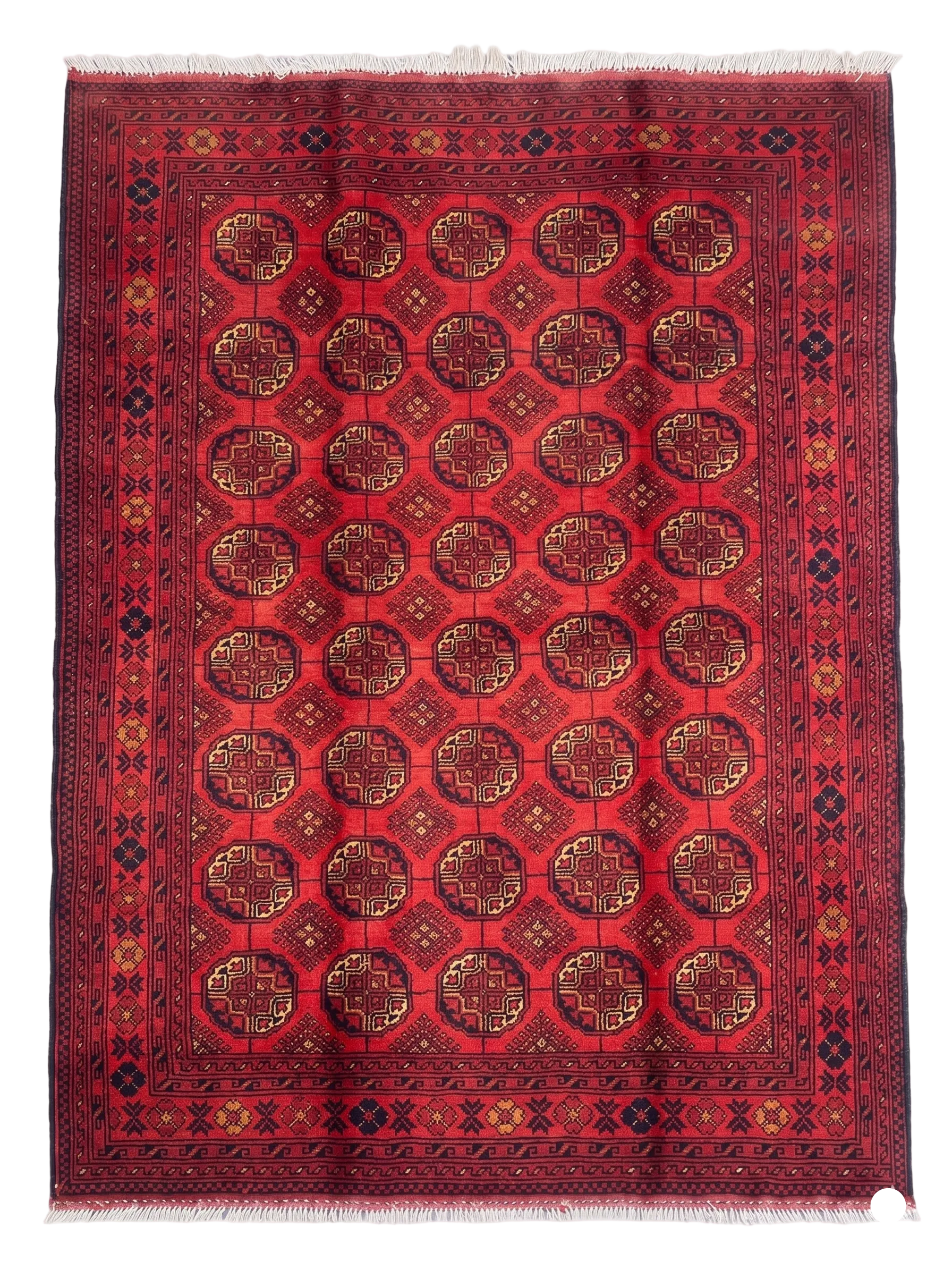 Handmade Afghan Traditional Wool Rug 200CM x 145CM SS#30