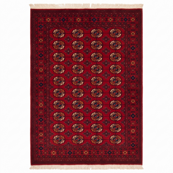 Handmade Afghan Traditional Wool Rug 200CM x 145CM SS#30