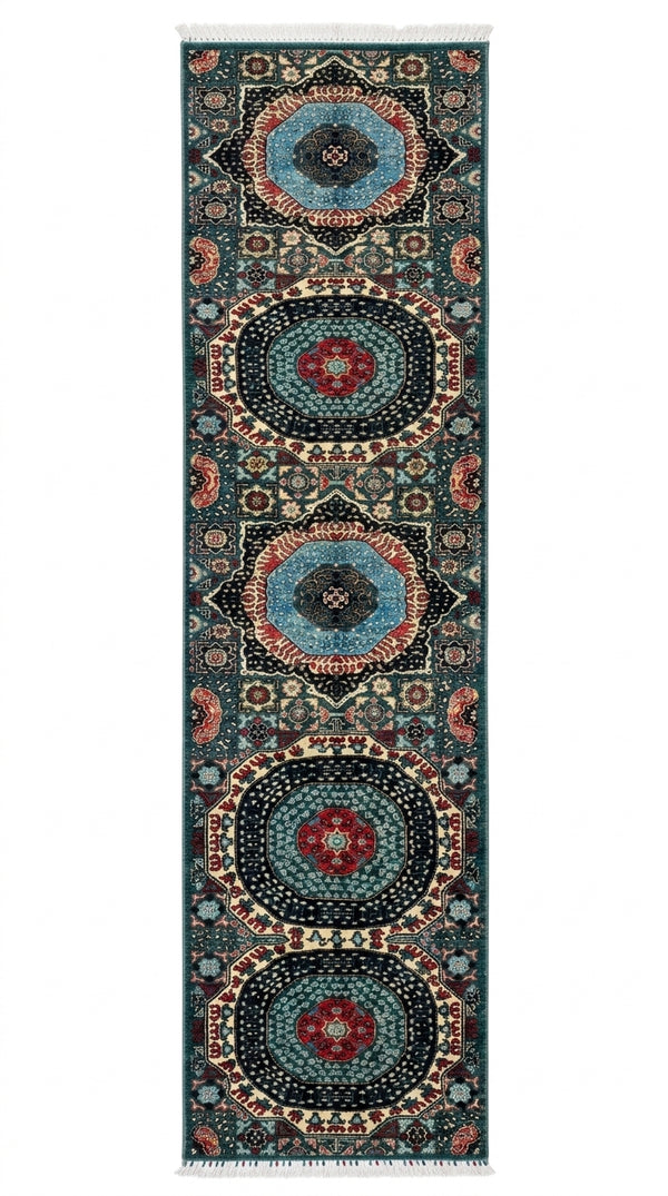 Handmade Afghan Chobi Hallway Runner Rug 300 CM x 85 CM  SS#34