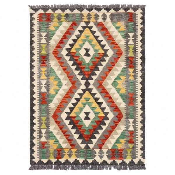 Handmade Afghan Chobi Kilim Rug 156 CM x 98 CM  SS # 04